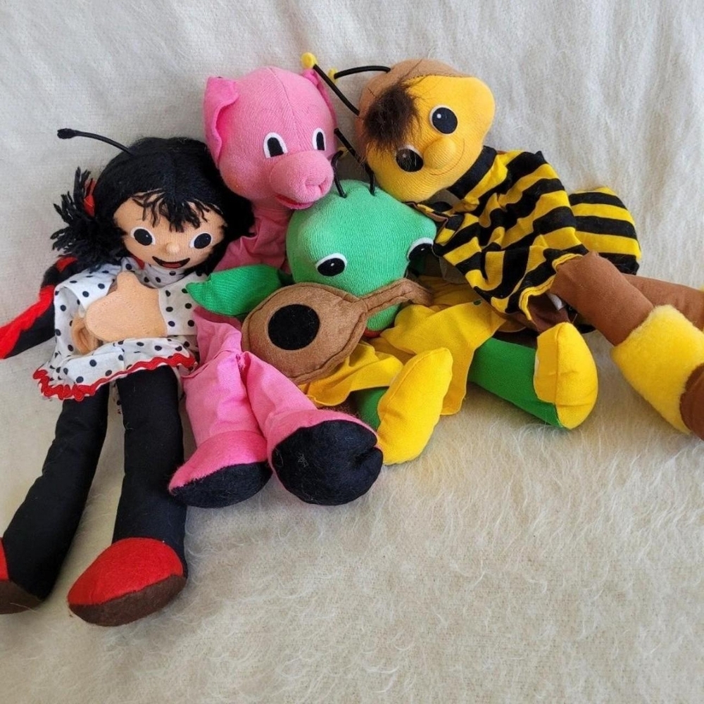 Super vintage Puppet Set made in Czech